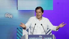 Rubén Cacho / ICAL. El presidente del PPCyL, Alfonso Fernández Mañueco, participa en la clausura del XVI Congreso Nacional de Nuevas Generaciones del Partido Popular Rubén Cacho / ICAL. El presidente del PPCyL, Alfonso Fernández Mañueco, participa en la clausura del XVI Congreso Nacional de Nuevas Generaciones del Partido Popular