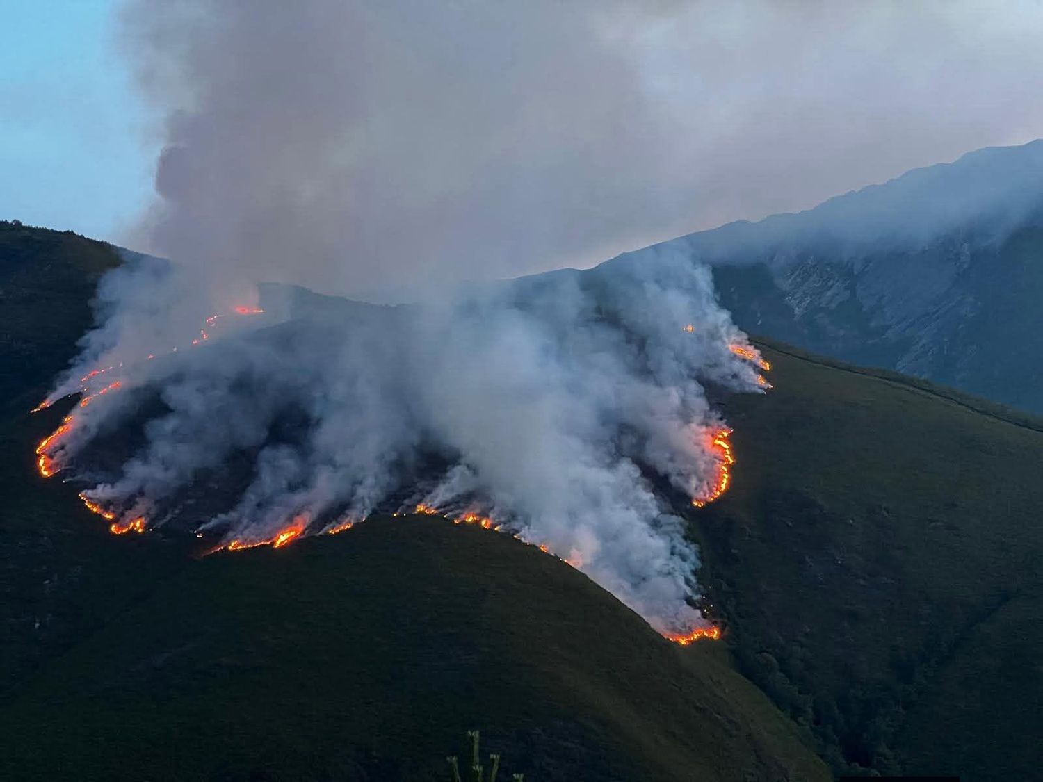 Incendio en Guímara | Foto: Página de Facebook 'Fornela paraíso natural' Incendio en Guímara | Foto: Página de Facebook 'Fornela paraíso natural'