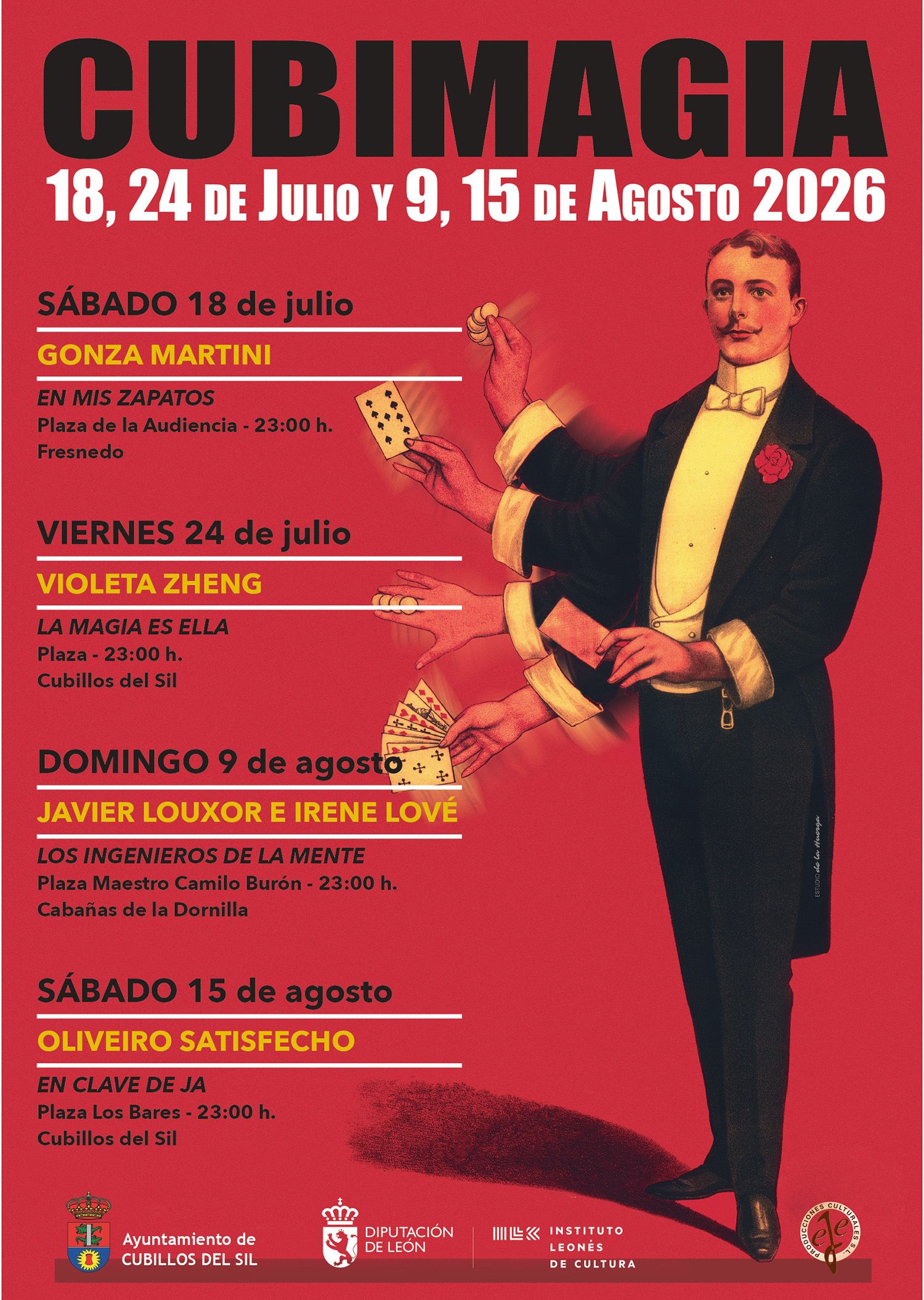 Cartel de Cubimagia 2026 Cartel de Cubimagia 2026