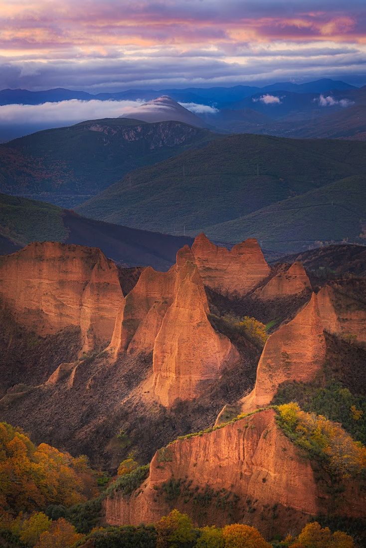 "Las Médulas al atardecer" [18-11-2025, Las Médulas]