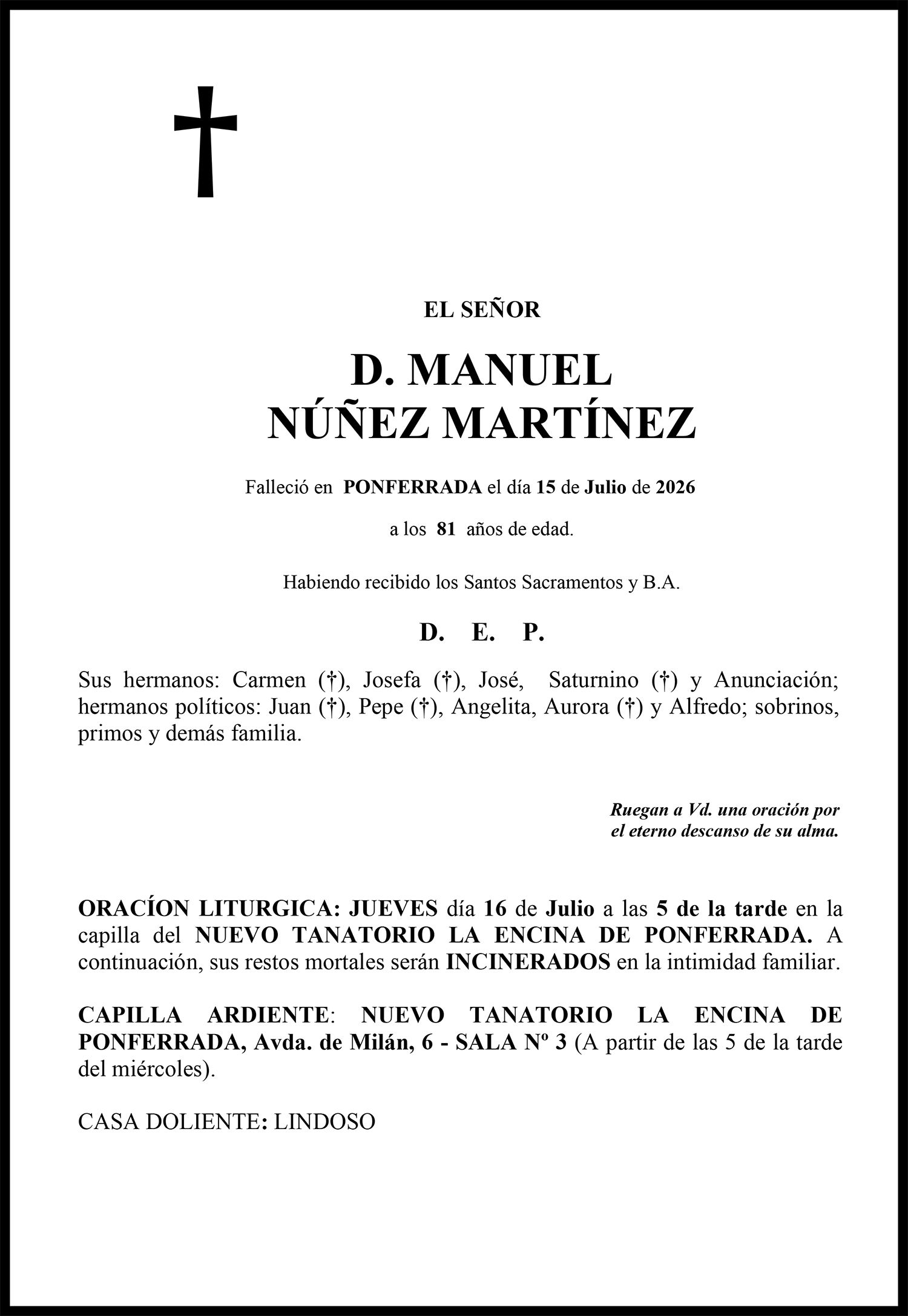MANUEL NÚÑEZ MARTÍNEZ