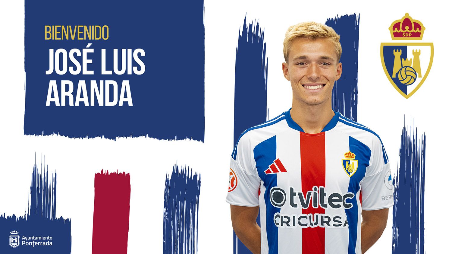 José Luis Aranda fichaje de la Ponferradina José Luis Aranda fichaje de la Ponferradina