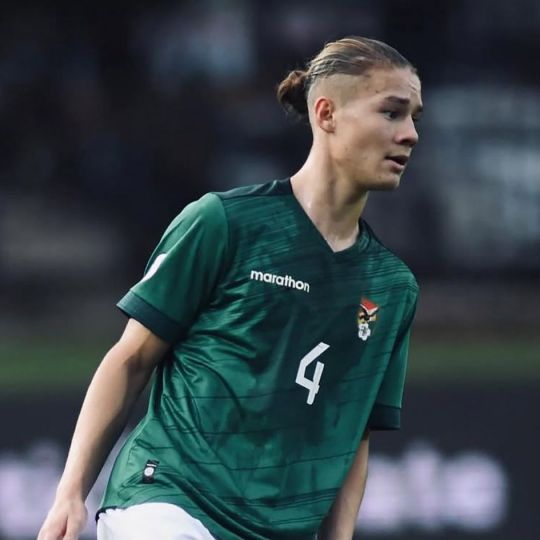 Lucas Macazaga en un partido con su selección Lucas Macazaga en un partido con su selección