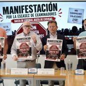 AutoeCarlos S. Campillo / ICAL . La Asociación Provincial de Autoescuelas de León, integrada en la Federación Leonesa de Empresarios (FELE), comparece para hablar de la situación que sufre el sector por la falta de examinadores de tráficoscuelas de León AutoeCarlos S. Campillo / ICAL . La Asociación Provincial de Autoescuelas de León, integrada en la Federación Leonesa de Empresarios (FELE), comparece para hablar de la situación que sufre el sector por la falta de examinadores de tráficoscuelas de León