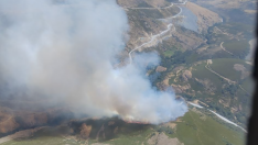 Incendio en La Baña