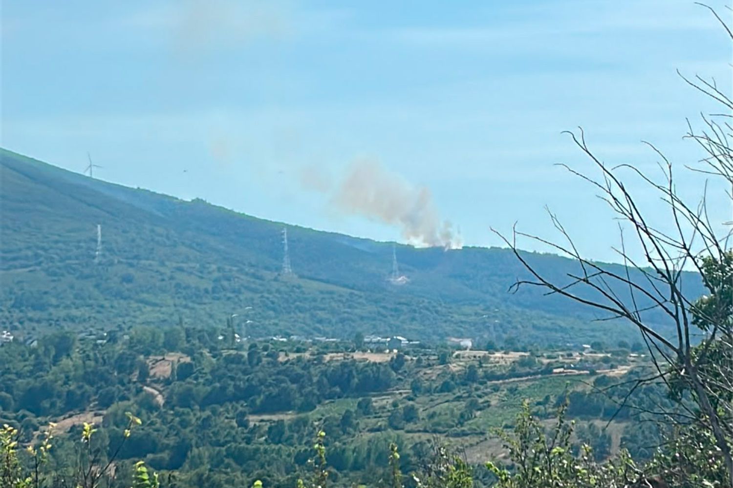 Incendio en El Bierzo Incendio en El Bierzo