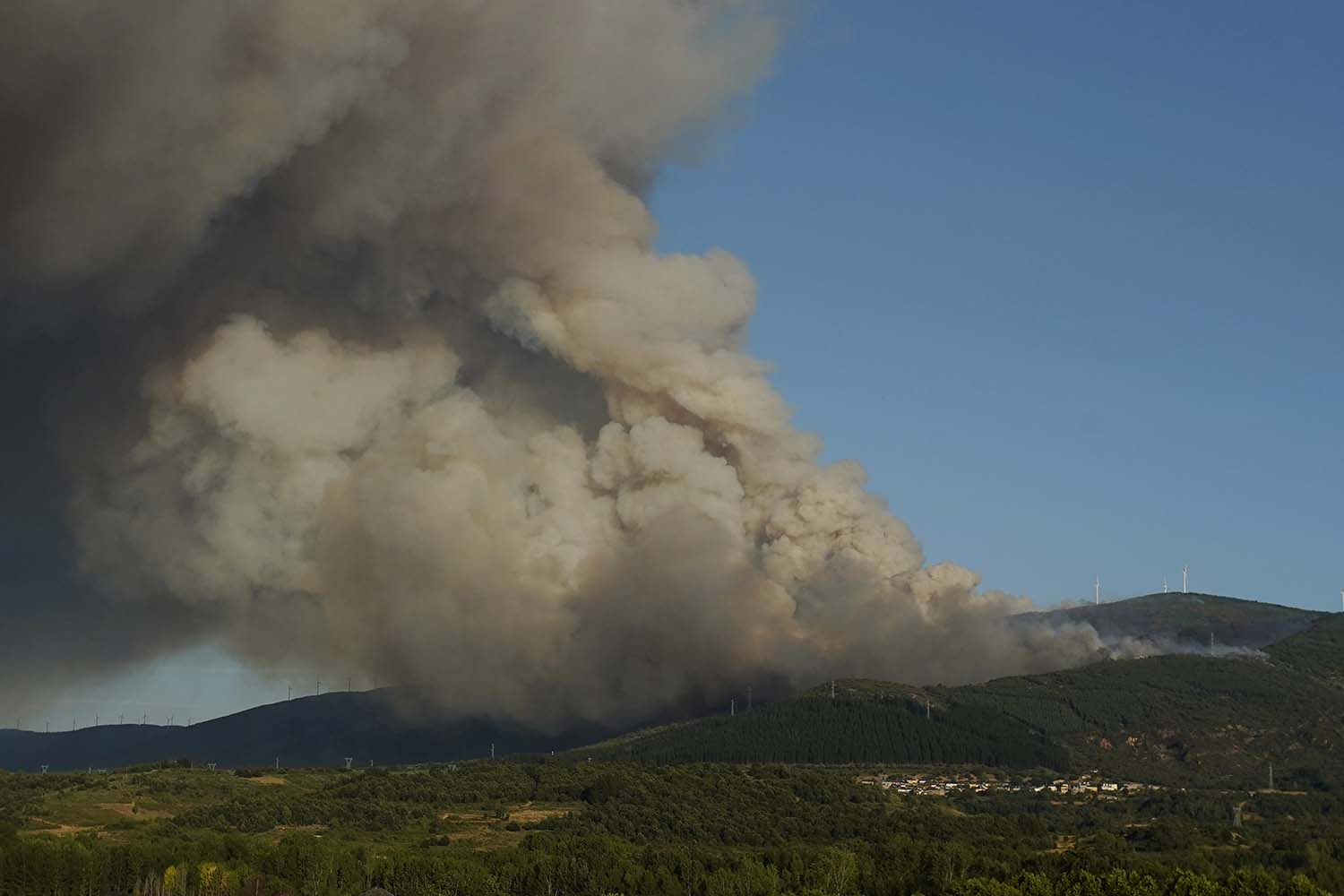 incendio en Castropodame César Sánchez ICAL