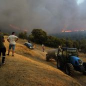 César Sánchez  ICAL  La localidad de Turienzo Castañero, afectada por el incendio (6)