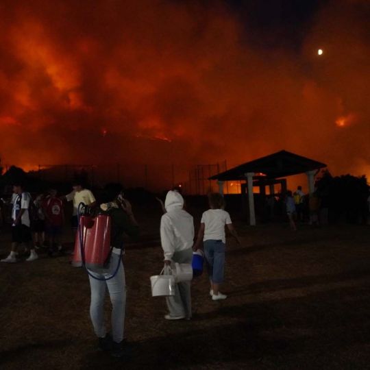 La localidad de Turienzo Castañero asediada por el fuego César Sánchez ICAL (7)