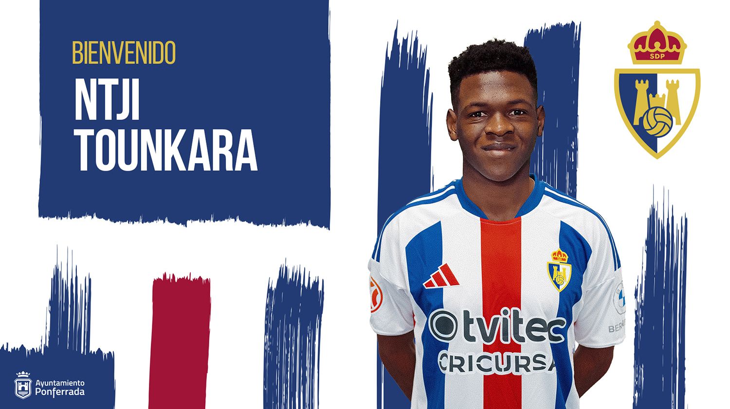 Nuevo fichaje de la Ponferradina Ntji Nuevo fichaje de la Ponferradina Ntji