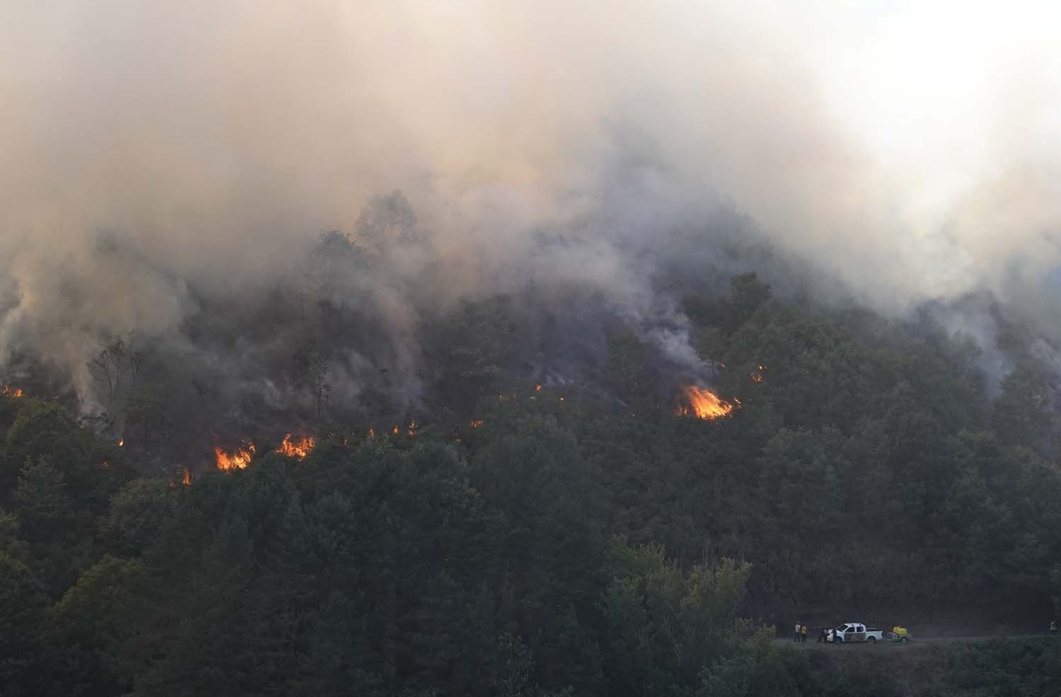 Incendio en la localidad berciana de Quintela César Sánchez ICAL(21)