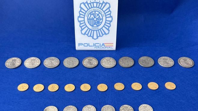 Blanqueo de monedas históricas de Isabel II