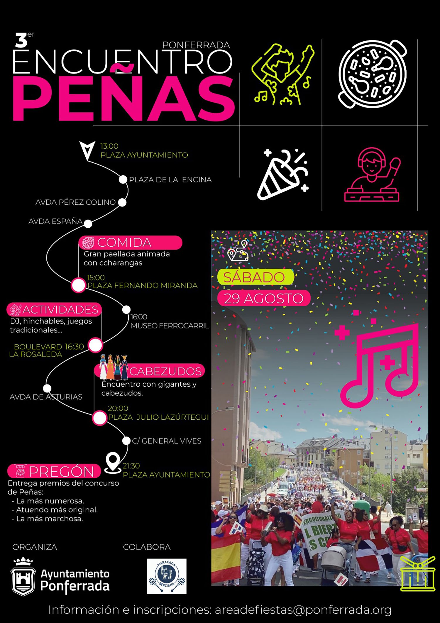 III Encuentro de Peñas de las Fiestas de La Encina de Ponferrada III Encuentro de Peñas de las Fiestas de La Encina de Ponferrada