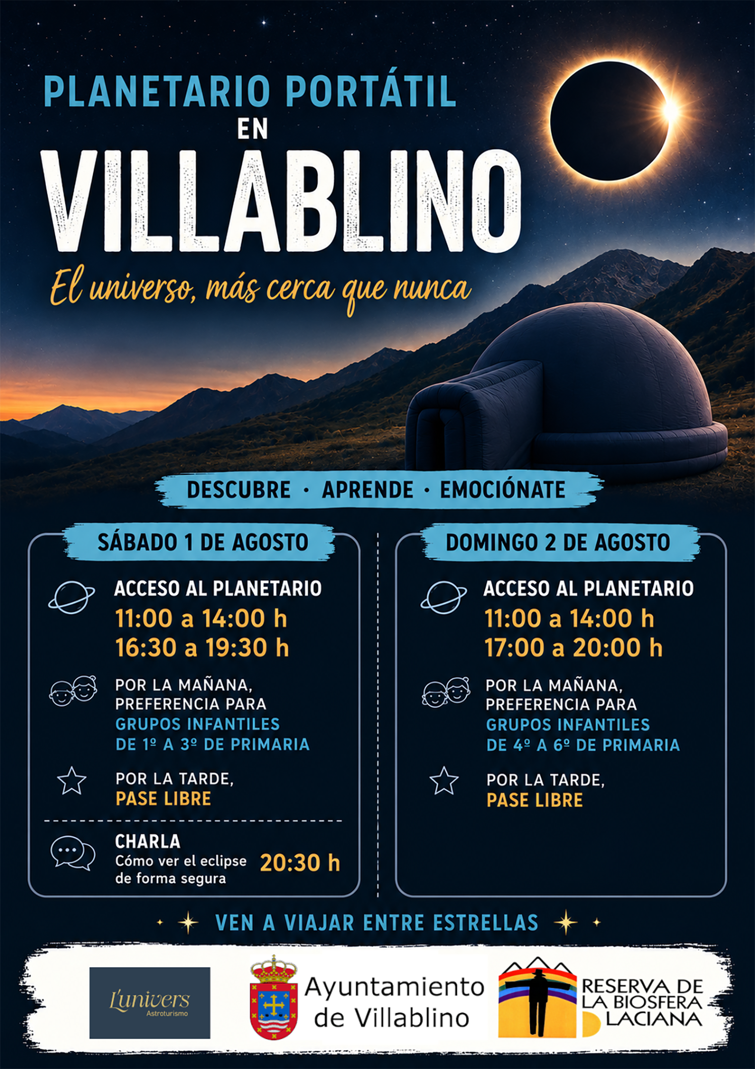 Planetario portatil en Villablino Planetario portatil en Villablino