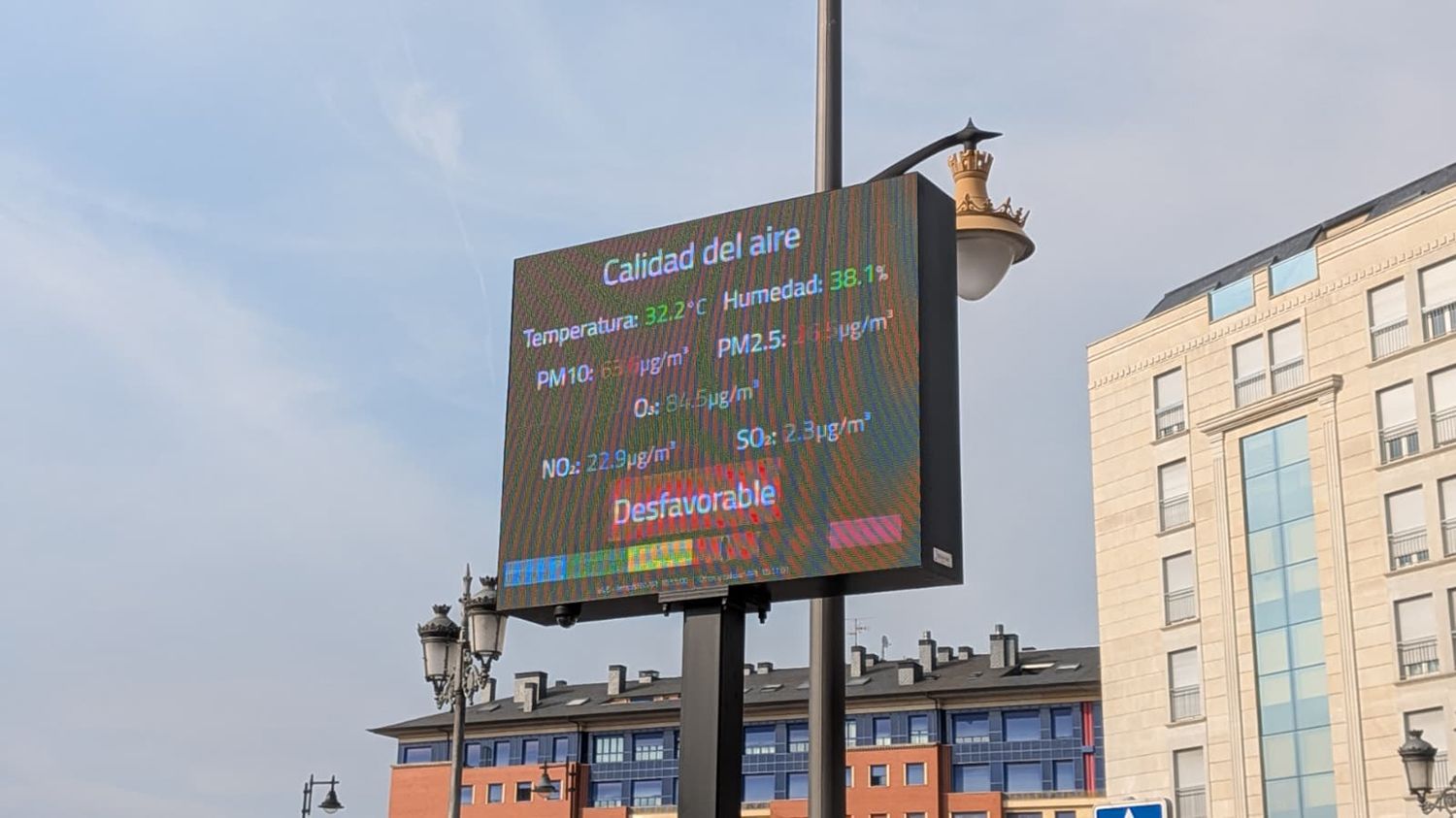 Calidad del aire desfavorable en Ponferrada por los incendios 2