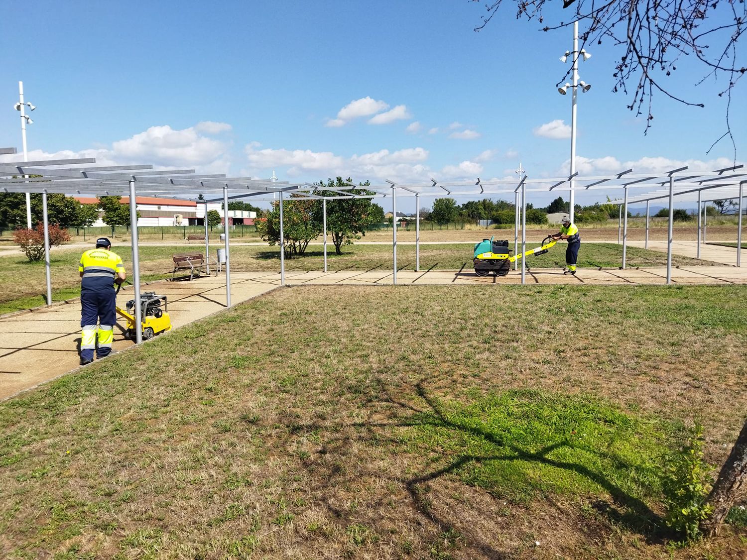 Obras en el parque del Oeste de Ponferrada 4