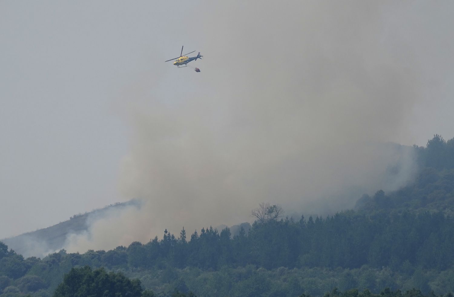 El incendio declarado en Veguellina avanza hacia la localidad de Moreda (Vega de Espinareda) (8) | Foto: César Sánchez, ICAL El incendio declarado en Veguellina avanza hacia la localidad de Moreda (Vega de Espinareda) (8) | Foto: César Sánchez, ICAL