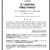 ADELINA PÉREZ PANIZO