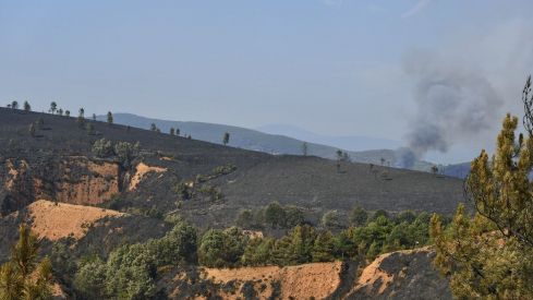 El incendio de Veguellina llega La Leitosa 3 El incendio de Veguellina llega La Leitosa 3