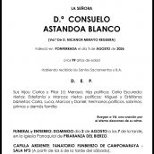 CONSUELO ASTANDOA BLANCO