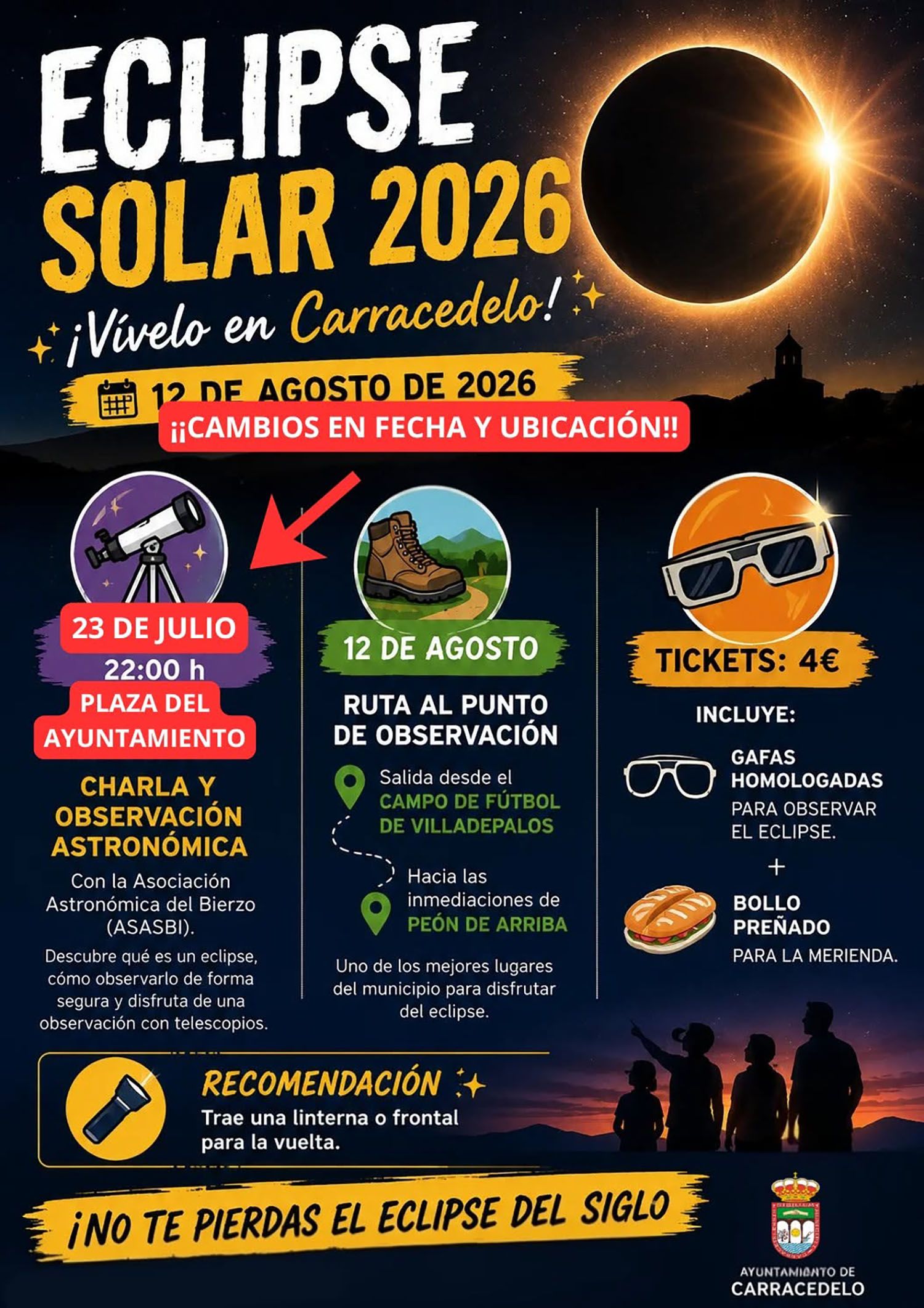 Eclipse solar en Carracedelo Eclipse solar en Carracedelo