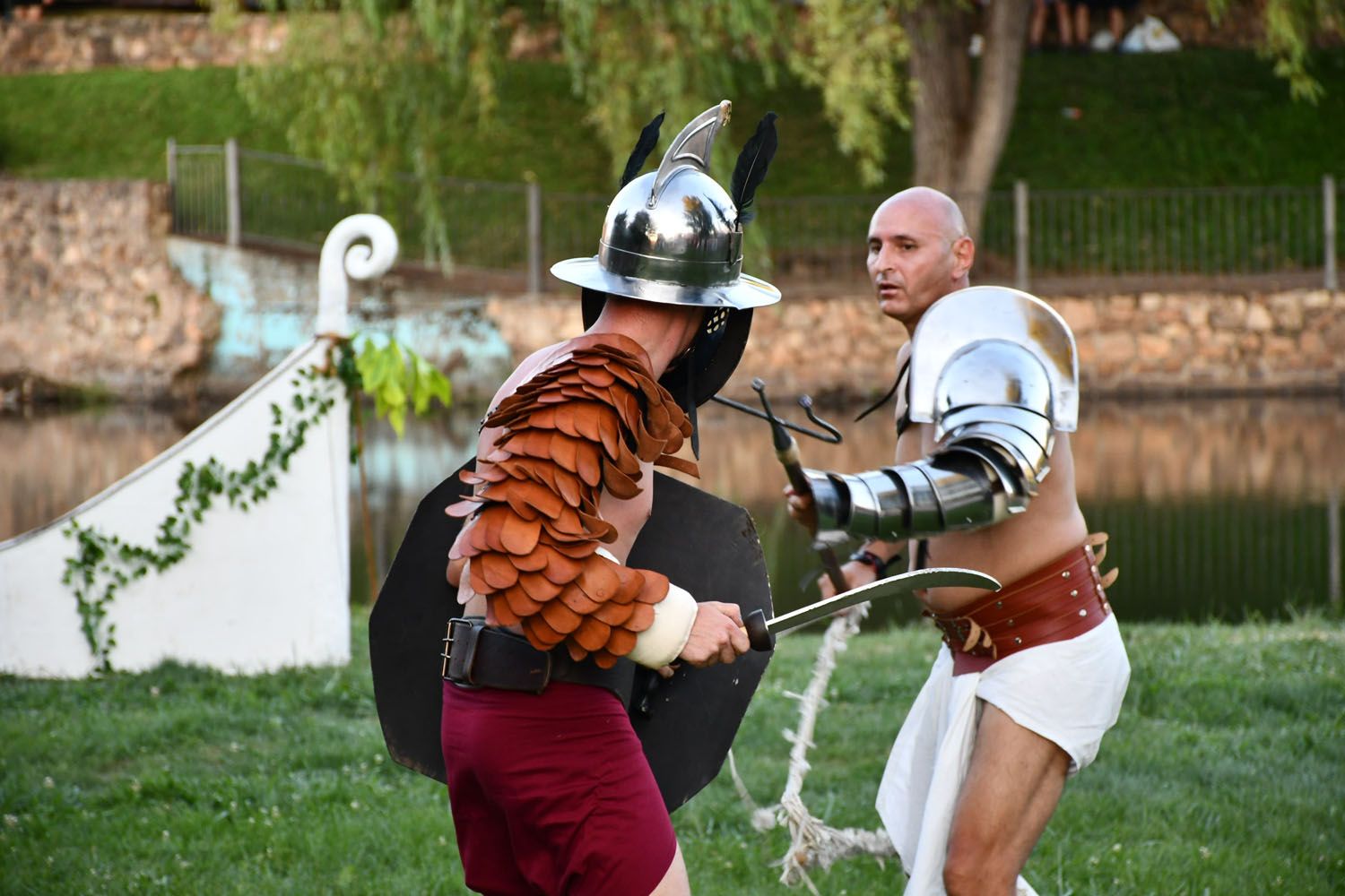 Lucha de gladiadores en la Ludus Bergidum de Cacabelos 2026 (1)