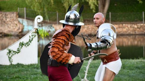 Lucha de gladiadores en la Ludus Bergidum de Cacabelos 2026 (1)