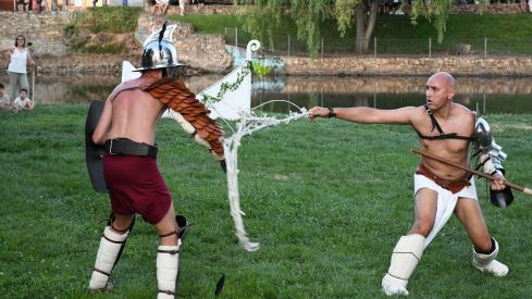Lucha de gladiadores en la Ludus Bergidum de Cacabelos 2026 (5)