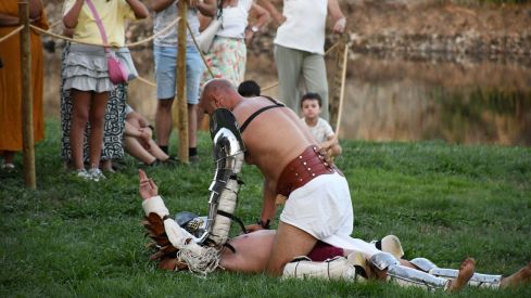 Lucha de gladiadores en la Ludus Bergidum de Cacabelos 2026 (11)