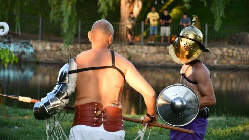 Lucha de gladiadores en la Ludus Bergidum de Cacabelos 2026 (20)