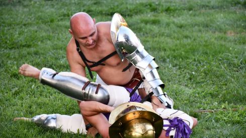 Lucha de gladiadores en la Ludus Bergidum de Cacabelos 2026 (58)