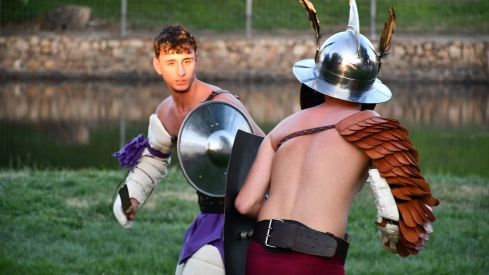 Lucha de gladiadores en la Ludus Bergidum de Cacabelos 2026 (64)