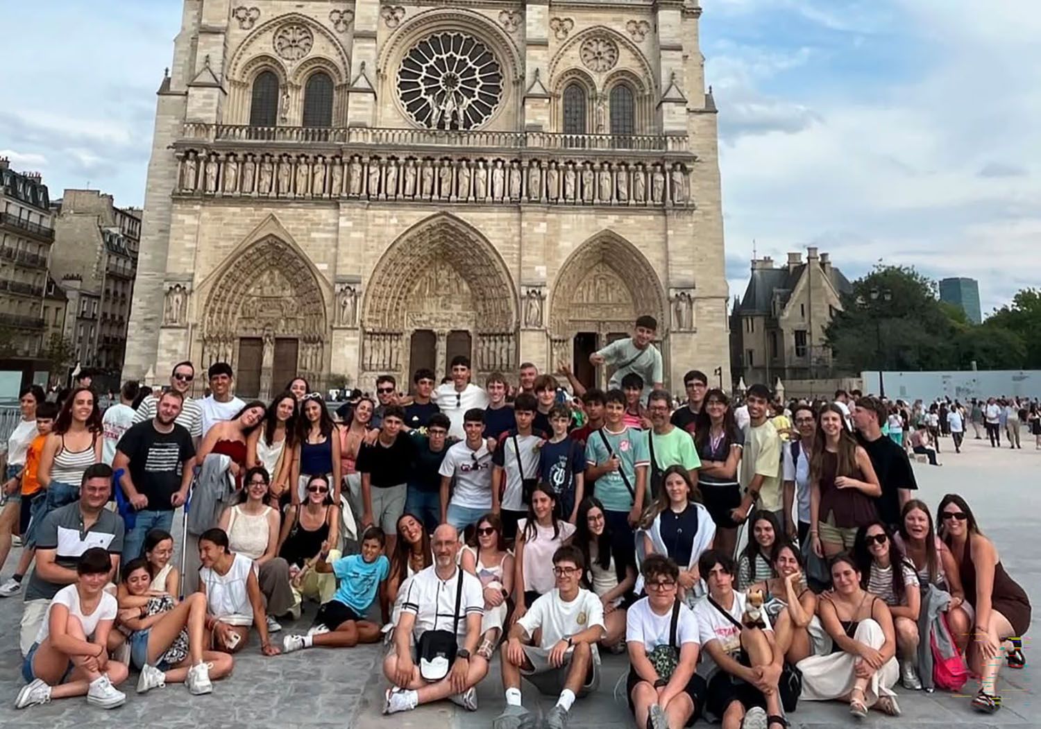 La Banda de Música Ciudad de Ponferrada en París 3 | Foto: Redes Sociales de la Banda de Música Ciudad de Ponferrada