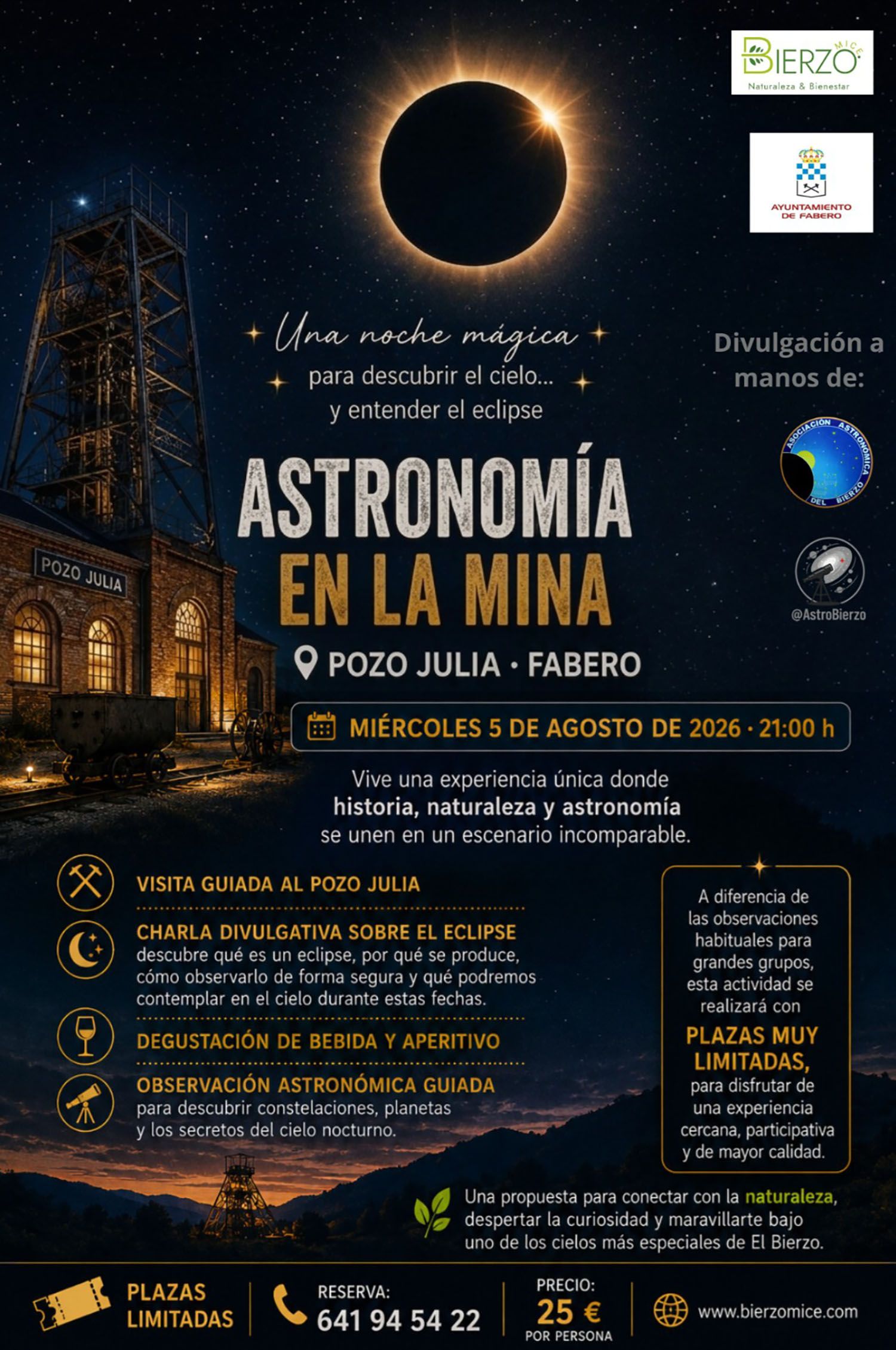 Astronomía en la mina Astronomía en la mina