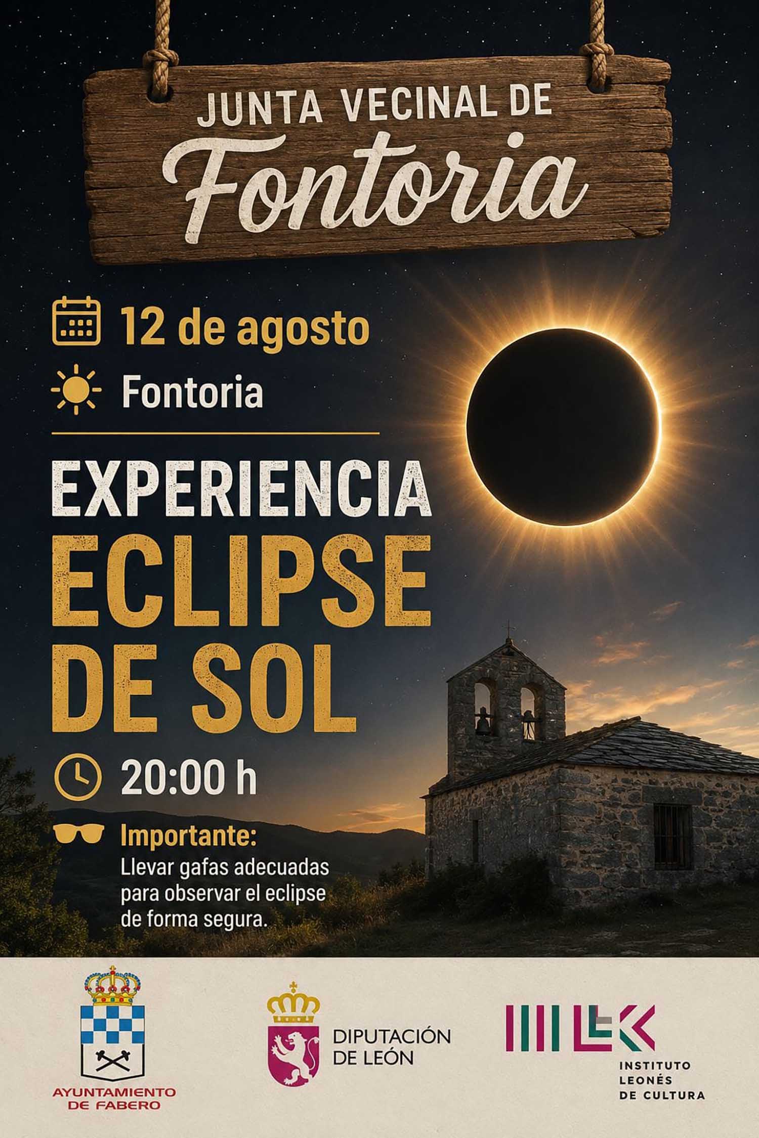 Eclipse solar en Fontoria Eclipse solar en Fontoria