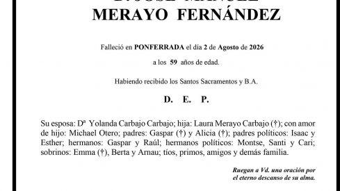JOSÉ MANUEL MERAYO FERNÁNDEZ