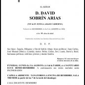 DAVID SOBRÍN ARIAS