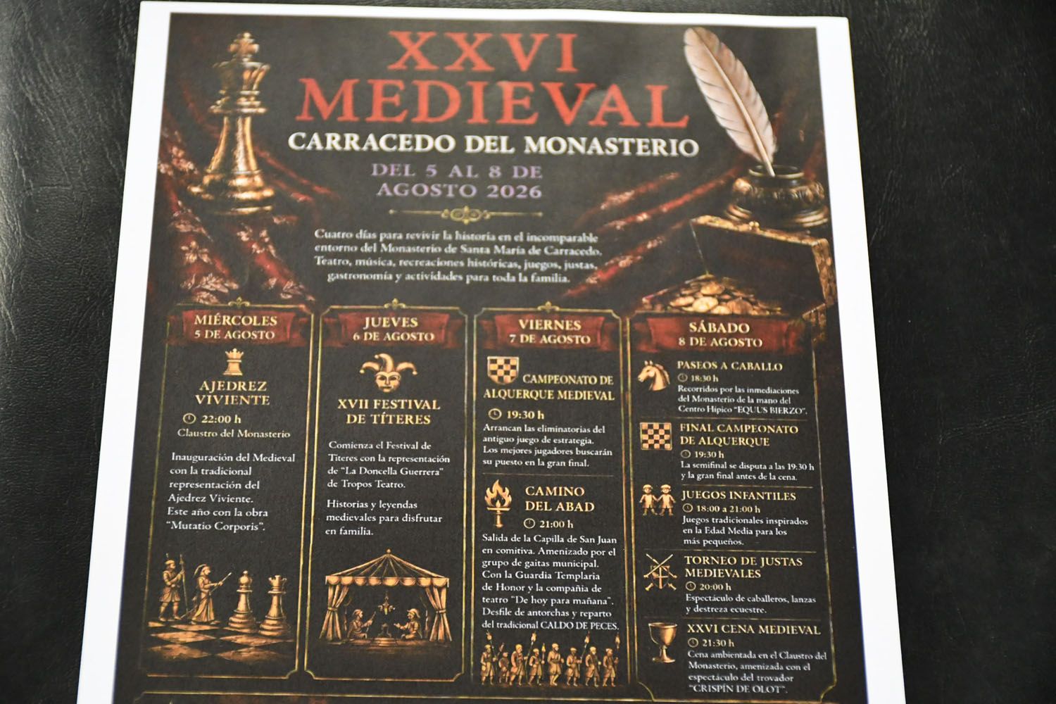Presentación del XVII Festival de Títeres Carracedelo y del XXVI Medieval Carracedo del Monasterio (1) 1