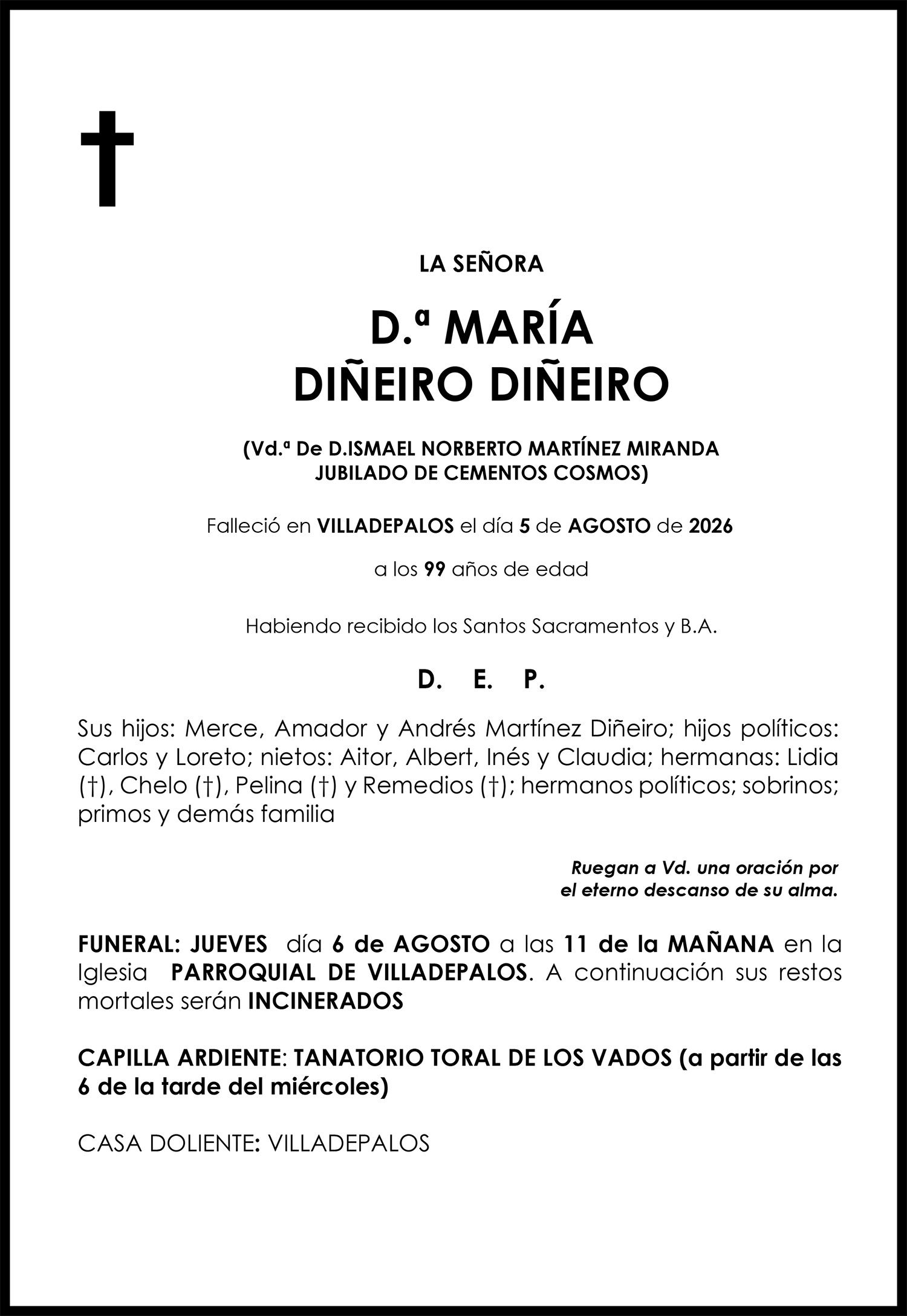 MARIA DIÑEIRO DIÑEIRO