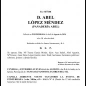 ABEL  LÓPEZ MÉNDEZ  (PANADERÍA ABEL) 