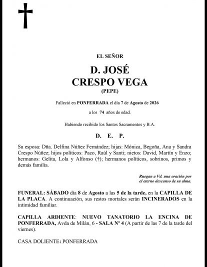 JOSE CRESPO VEGA