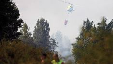 Incendio forestal en Cifuentes de Rueda, en el municipio de Gradefes (León) | Foto: Peio García, ICAL