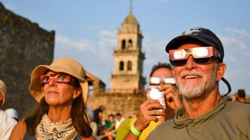 Eclipse solar desde Ponferrada | Foto: Dani Merino, InfoBierzo