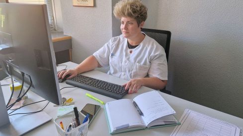 La coordinadora de Enfermería de Docencia, Formación e Investigación de la Gasbi, Silvia Domínguez
