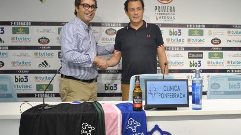 Renovación del convenio entre la Clínica Ponferrada y la Sociedad Deportiva Ponferradina