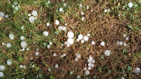 Granizo en El Bierzo | María Corral Granizo en El Bierzo | María Corral