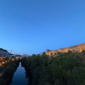 Vistas del Castillo de los Templarios desde el Puente García Ojeda