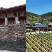 Collage antes y después Palacio de Canedo Collage antes y después Palacio de Canedo