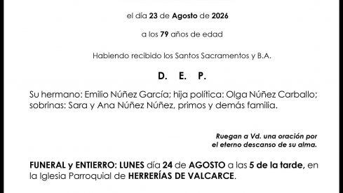 MARÍA ÁNGELES NÚÑEZ GARCÍA