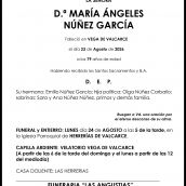 MARÍA ÁNGELES NÚÑEZ GARCÍA